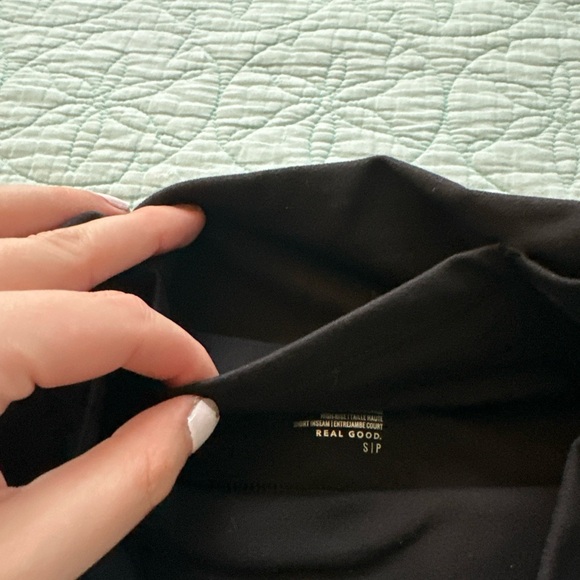 Aerie Black Mini Flared Leggings - Picture 4 of 7